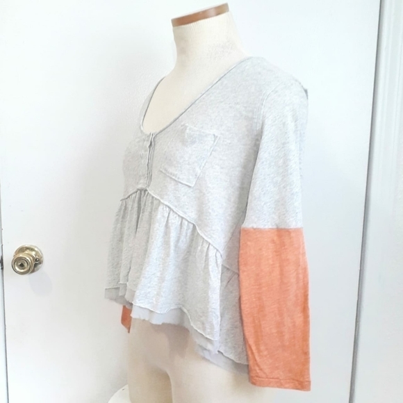 NWT Free People Heart of Mine Peplum Top Small - Picture 4 of 8